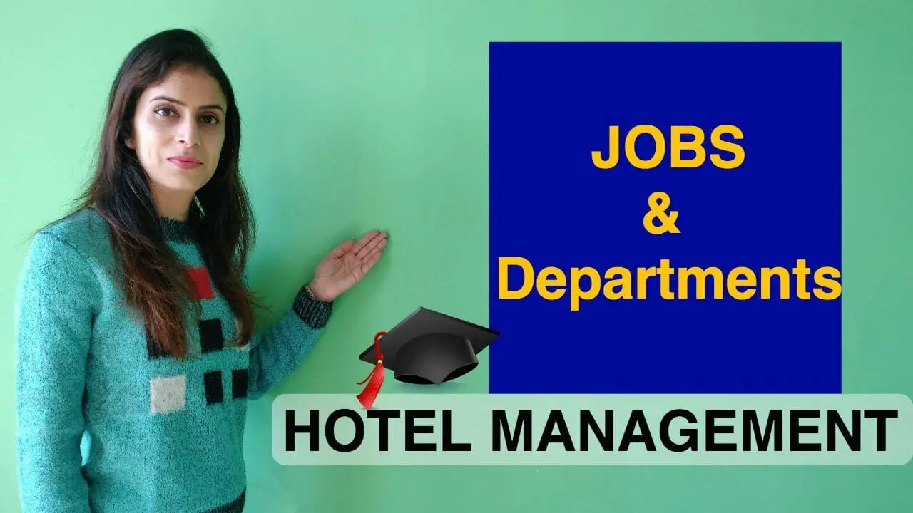 type of hotel jobs and departments