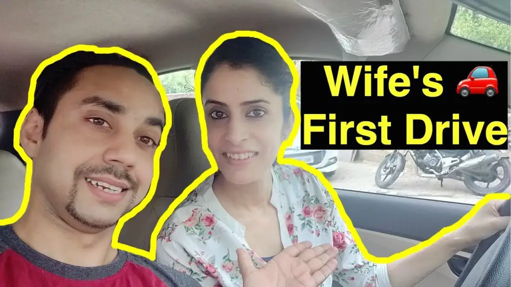 Wife's First Car Drive | Learning to drive a car independently to work