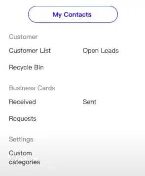 Contacts - Alibaba seller