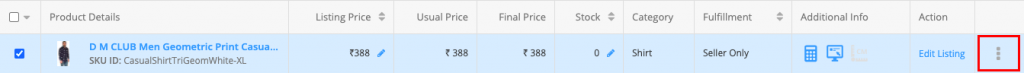 Flipkart listings - sample