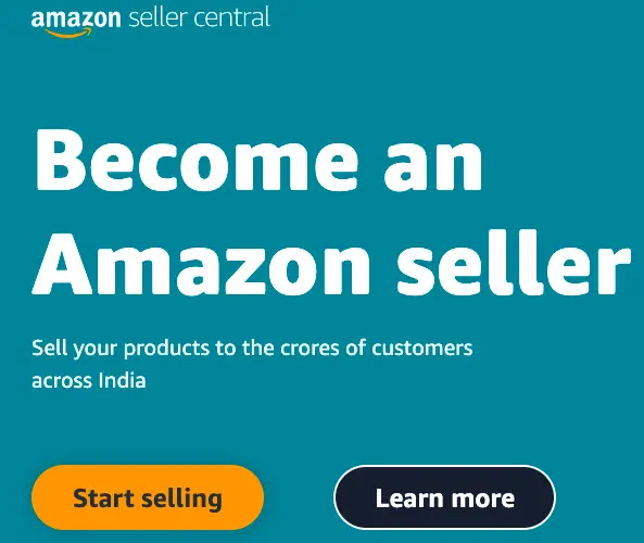 Amazon seller login page