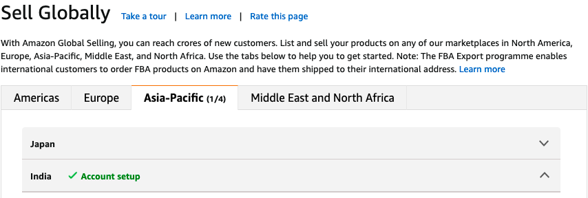 Amazon worldwide