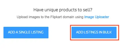 Add Flipkart listings in bulk