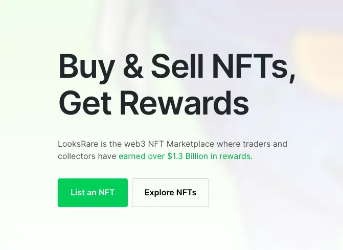 LooksRare NFT marketplace