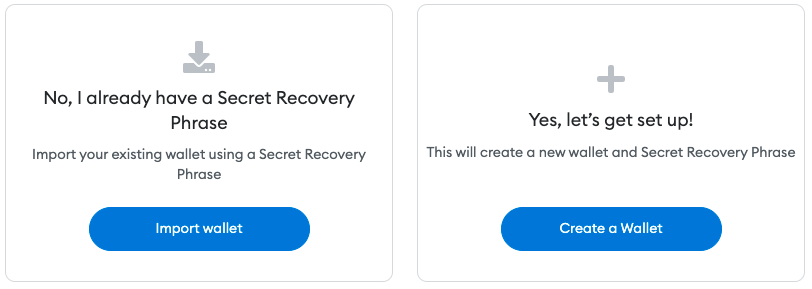 Metamask setup