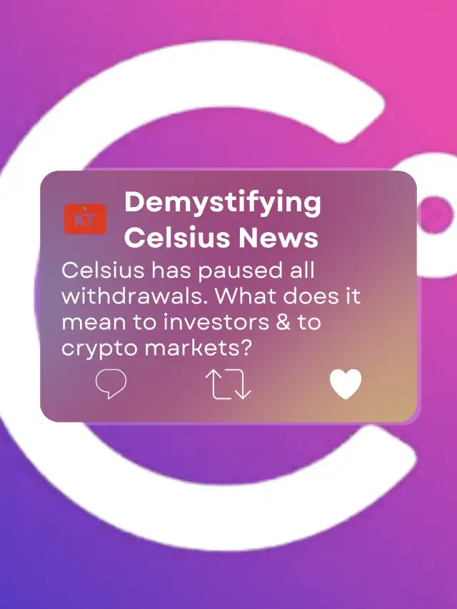 Celsius News \ What it means to the crypto market?