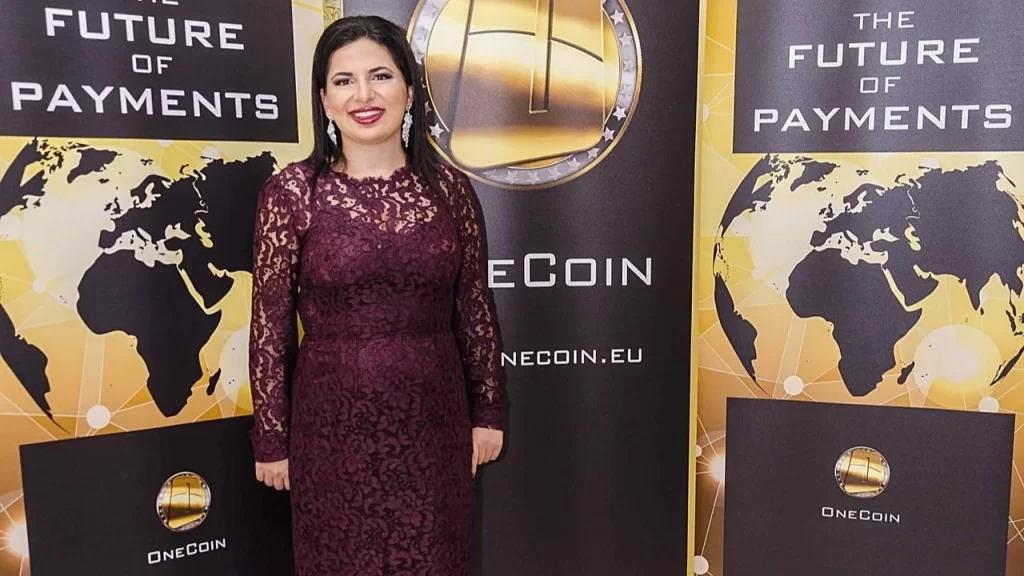 The co-founder of OneCoin Ruja Ignatova in pic is still missing and wanted by FBI